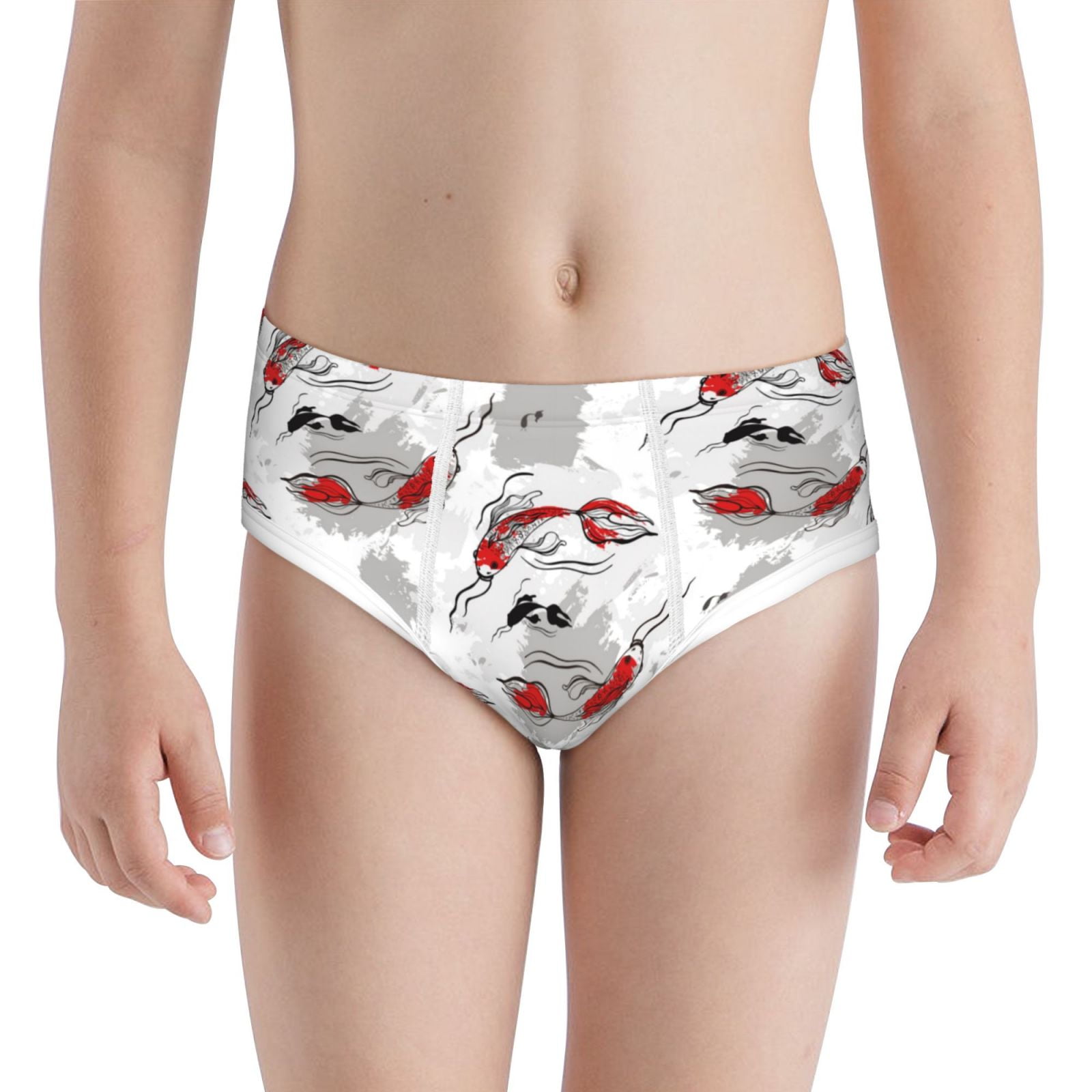 teenboys underwear Boys Underwear - Koi fish Cotton Breathable Comfort Boy's Underwear Briefs, Soft Stretch Cute Underwear Panties for Teen Boys and Toddlers - Walmart.com