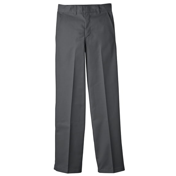 Boys' Uniform Classic Fit Straight Leg Flat Front Pants (Big Boys)