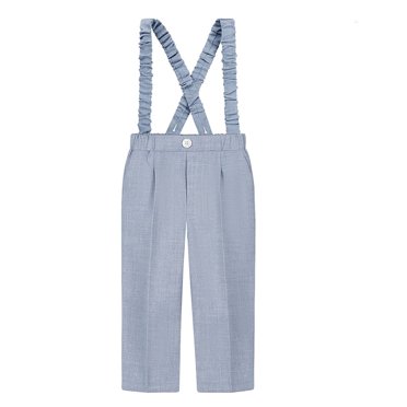 Boys Uniform Pants School Uniform Pants Solid Suit Pants School Trousers Elementary Long Pants School Pants Boys Light Blue 3 Years-4 Years