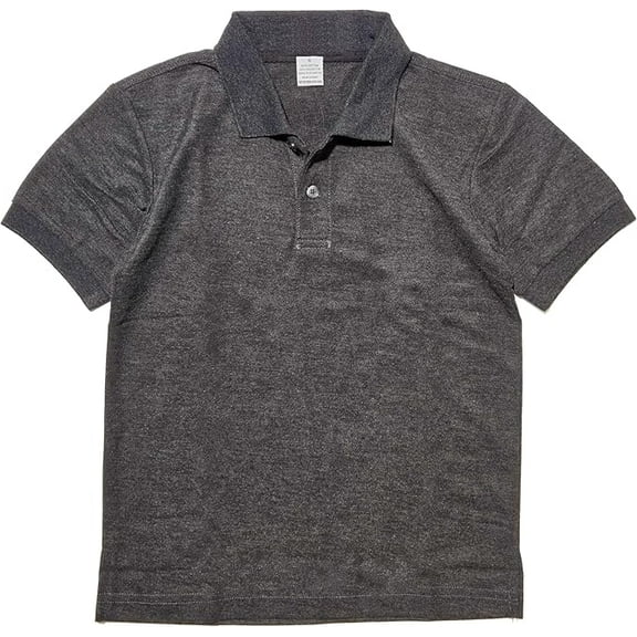 Boys Uniform Short Sleeve Pique Polo Shirt, Sizes Kids 4-7 Boys 8-14