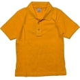 thumbnail image 1 of Boys Uniform Short Sleeve Pique Polo Shirt, Sizes Kids 4-7 Boys 8-14, 1 of 2