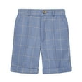 thumbnail image 1 of Boys Uniform Shorts Casual Elastic Waist School Golf Shorts Button Lightweight Loose Fashion Comfy Soft Shorts with Pockets, 1 of 4