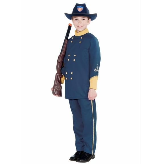 Historical Union Officer Halloween Fancy-Dress Costume for Child, Big Boys L