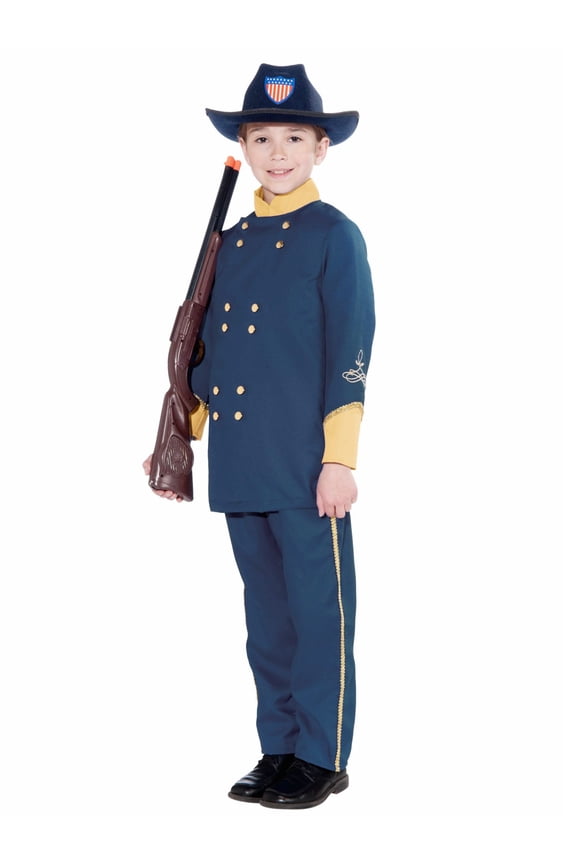Union Officer Halloween Fancy-Dress Costume for Child, Big Boys L