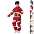 thumbnail image 1 of Boys' Unisex Firefighter Kids Dress up 7-8 Years Halloween Boy, 1 of 8