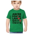 thumbnail image 1 of Kids Valentine's Day Alphabet ABC I Love You Toddler Adorable T-Shirt Gift, 1 of 7