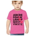 thumbnail image 1 of Kids Valentine's Day Alphabet ABC I Love You Toddler Adorable T-Shirt Gift, 1 of 7