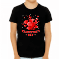 thumbnail image 1 of Boys Valentines Day Shirt Kids Heart Shirts Funny Valentine T-Shirt Valentines Day Gifts for Boys, 1 of 5