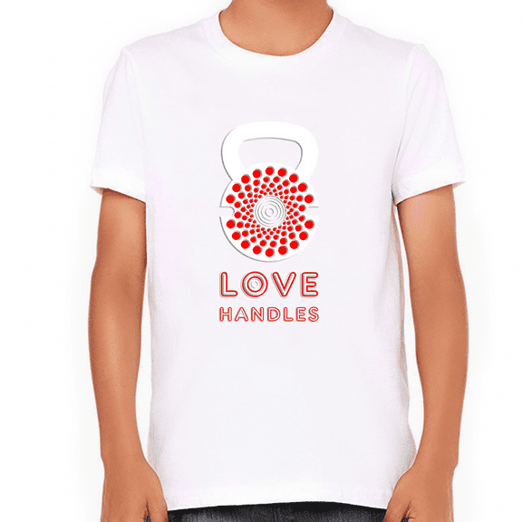 Boys Valentines Day Shirt - Valentines Day Shirts for Boys - Funny Love Handles Valentine Shirt