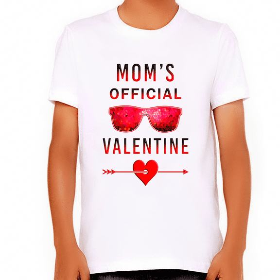 Boys Valentines Day Shirt - Valentines Day Shirts for Boys - Mom's Official Valentine