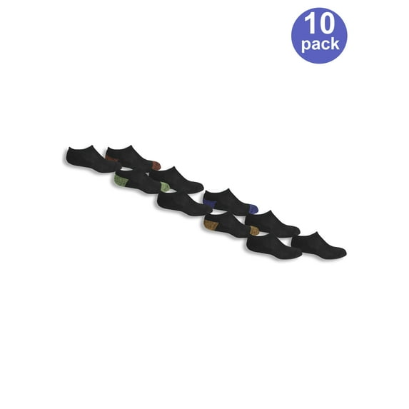 Boys' Value Pack No Show Socks, 10 Pairs