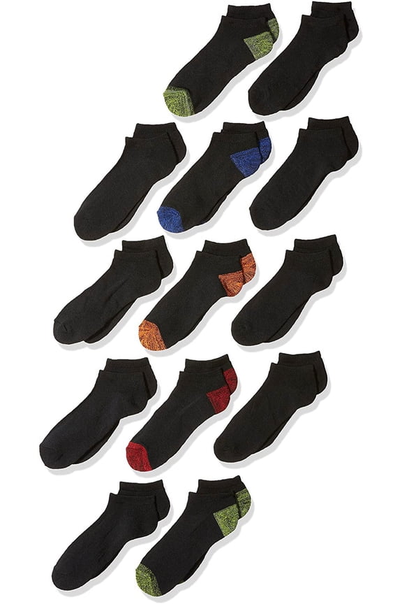 Boys' Value Pack No Show Socks, 13 Pairs