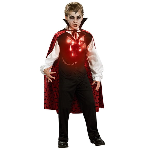Rubies Light Up Vampire Costume for Kids, Boys Large