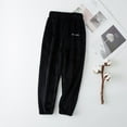thumbnail image 1 of Boys' Velour Jogger Pant Elastic Waist Lounge Wear For Girl Warm Fall Winter Clothes 3T, 1 of 3