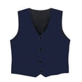 thumbnail image 1 of Boys Vest For Kids Formal Casual Wear School Sleeveless Jacket Childrens Toddler Boy Black Waistcoat, 1 of 8