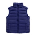 thumbnail image 1 of Boys Vest Lightweight Quilted Insulated Sleeveless Jacket Kids Winter Outerwear with Stand Collar Easy Layering, 1 of 6