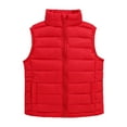 thumbnail image 1 of Boys Vest Lightweight Quilted Insulated Sleeveless Jacket Kids Winter Outerwear with Stand Collar Easy Layering, 1 of 6