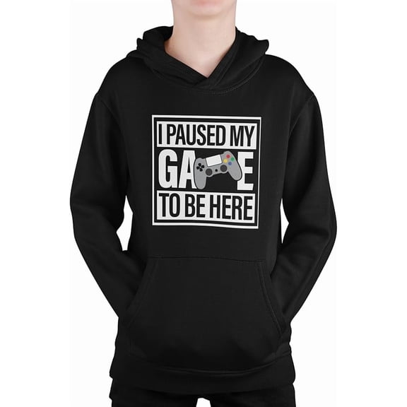 Brooklyn Vertical Boys Sweatshirt Video Gamer Hoodie Gaming Print Pullover with Pockets Fleece S-Xl