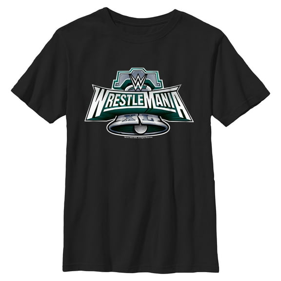 Boys WWE Bell Logo T Shirt