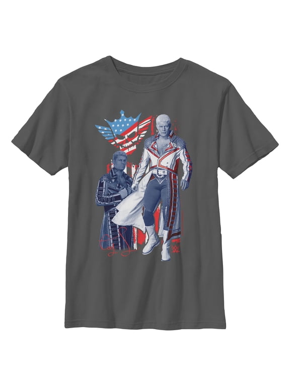 Boys WWE Cody Rhodes Patriotic Pose T Shirt