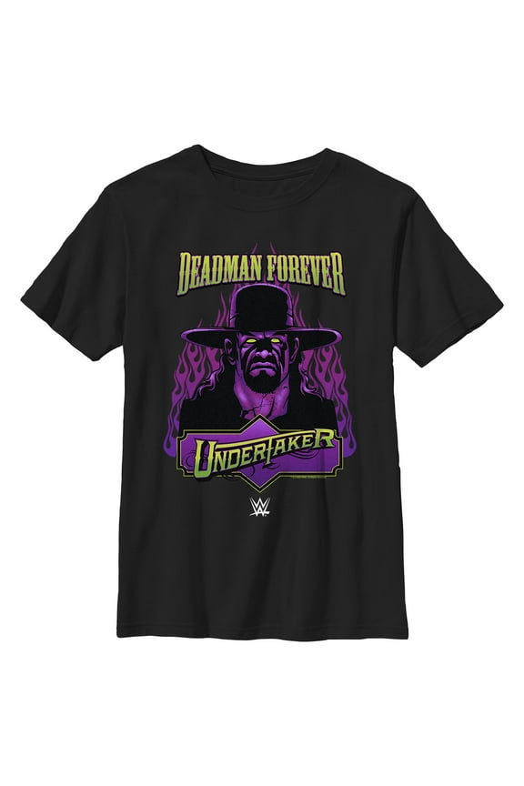 Boys WWE Deadman Forever Undertaker T Shirt