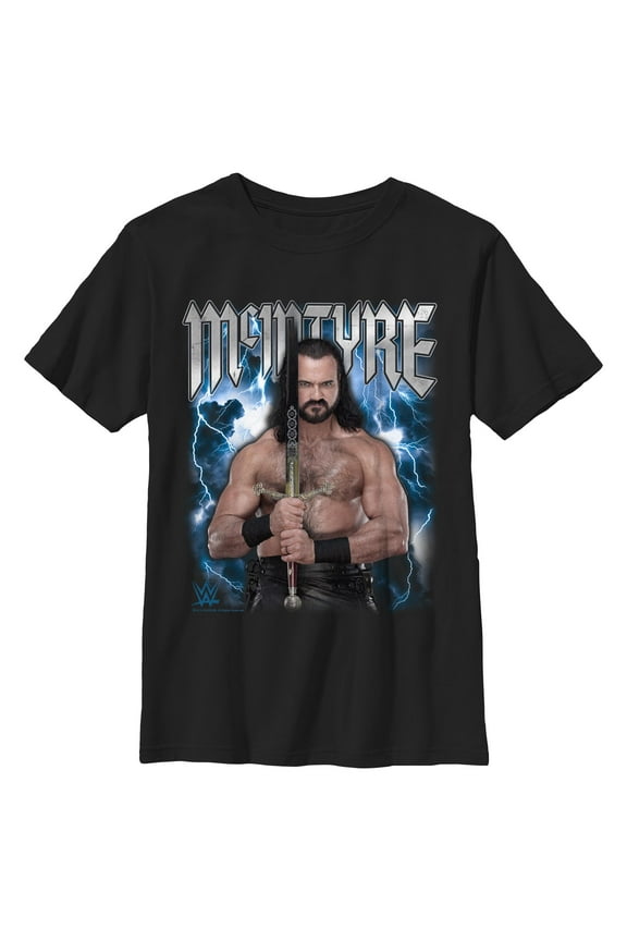Boys WWE Drew McIntyre Sword Pose T Shirt