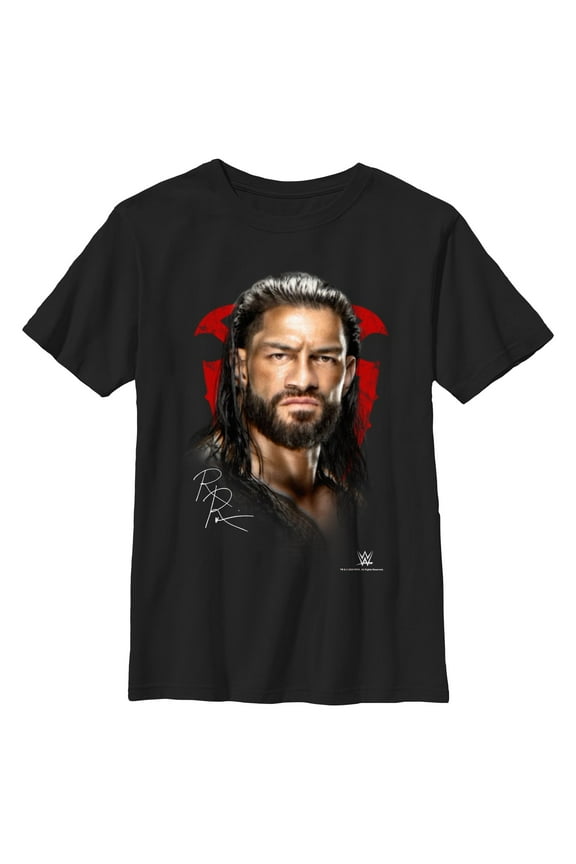 Boys WWE Roman Portrait T Shirt