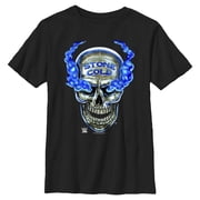 Boys WWE Stone Cold Smoke Skull T Shirt