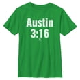 thumbnail image 1 of Boys WWE Stone Cold Steve Austin 3:16 White Logo T Shirt, 1 of 4