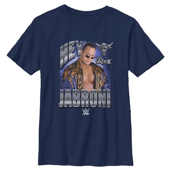 Boys WWE The Rock Hey Jabroni T Shirt