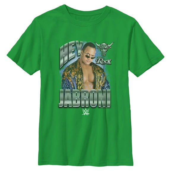 Boys WWE The Rock Hey Jabroni T Shirt