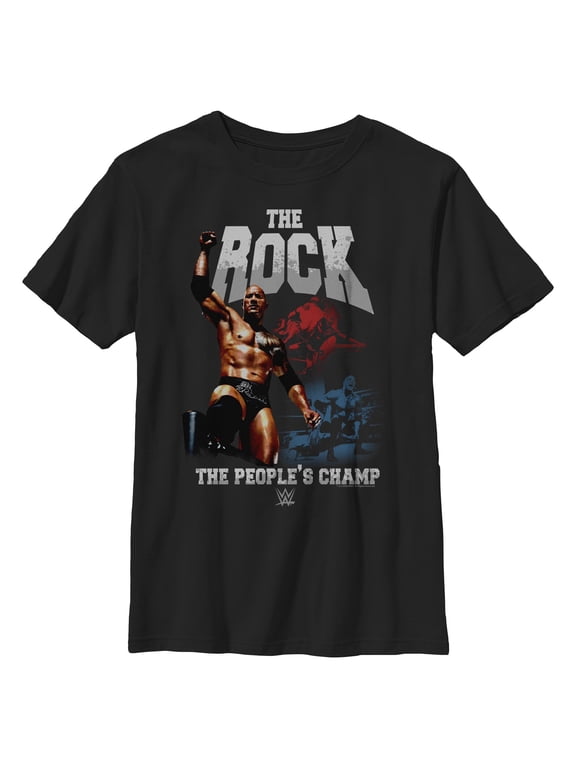Boys WWE The Rock The People's Champ T Shirt