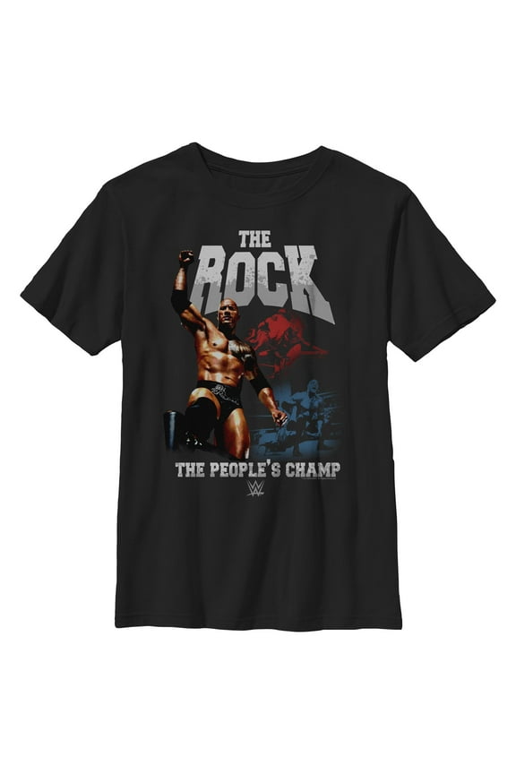 Boys WWE The Rock The People's Champ T Shirt