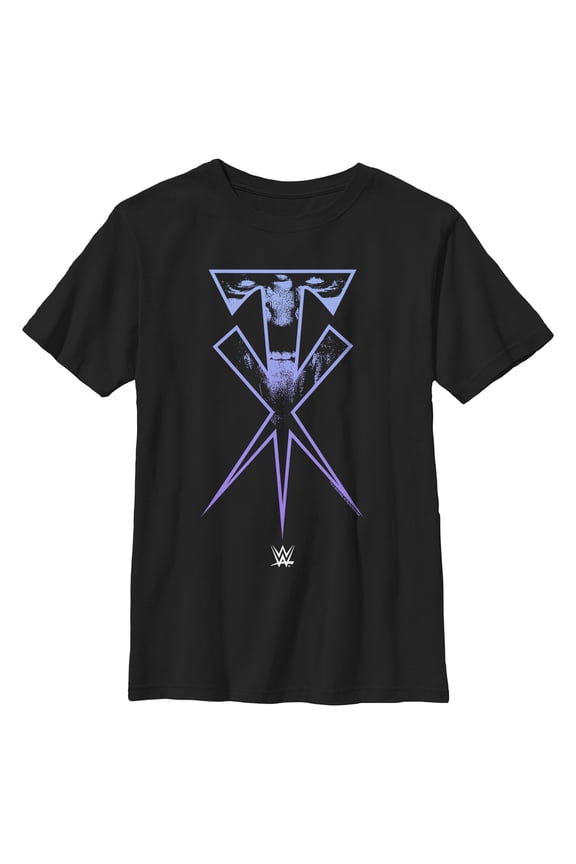 Boys WWE The Undertaker Face Logo T Shirt