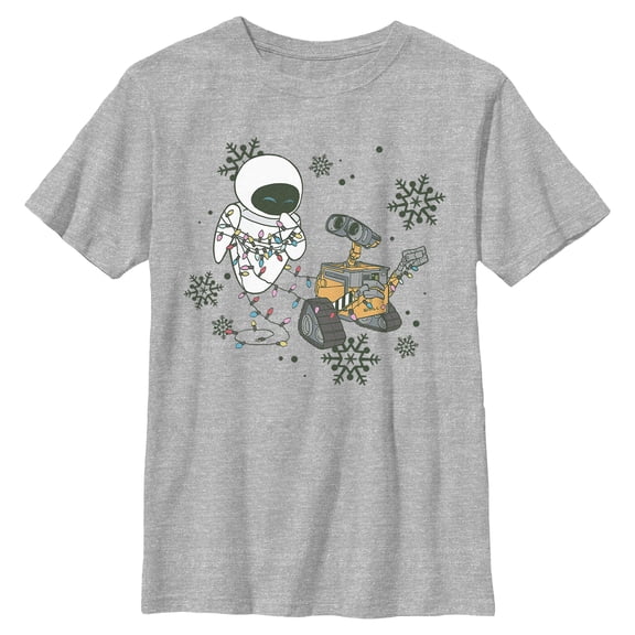 Boys Wall-E Robot Sweeties Snowflakes T Shirt