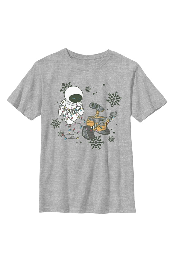 Boys Wall-E Robot Sweeties Snowflakes T Shirt