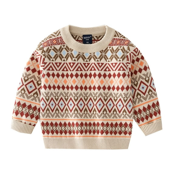 Boys Warm Knit Sweater Sweaters Long Sleeve Ribbed Crew Neck Pullover Tops Toddler Boy Fall Clothes Sweatshirts Fashion Trendy