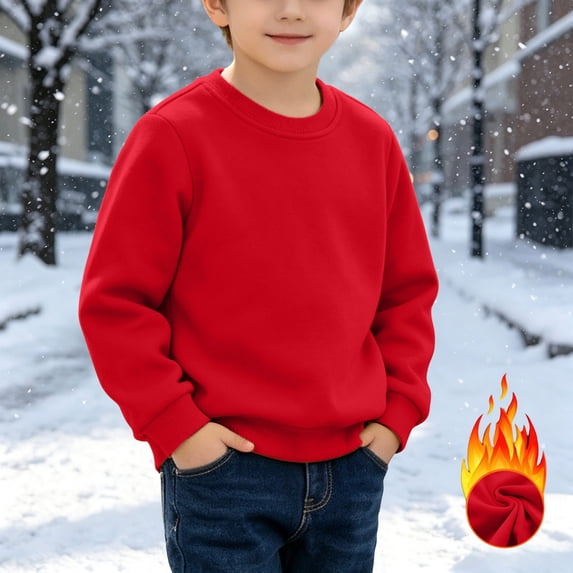 Boys Water Resistant Windbreaker Jacket Red Lightweight Packable Hooded Full Zip with Storage Pouch,Size 3 T