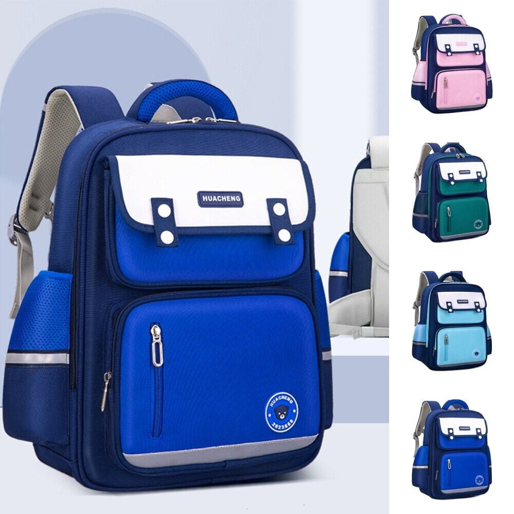 Boys Waterproof Backpack Spine Protection School Bag Girls Laptop Large Capacity