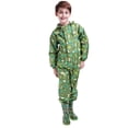 thumbnail image 1 of Boys Waterproof Dinosaur Print One Piece Rain Suit for Outdoor Playing Rainy Days Full Body Rain Gear 8-9 Years, 1 of 6