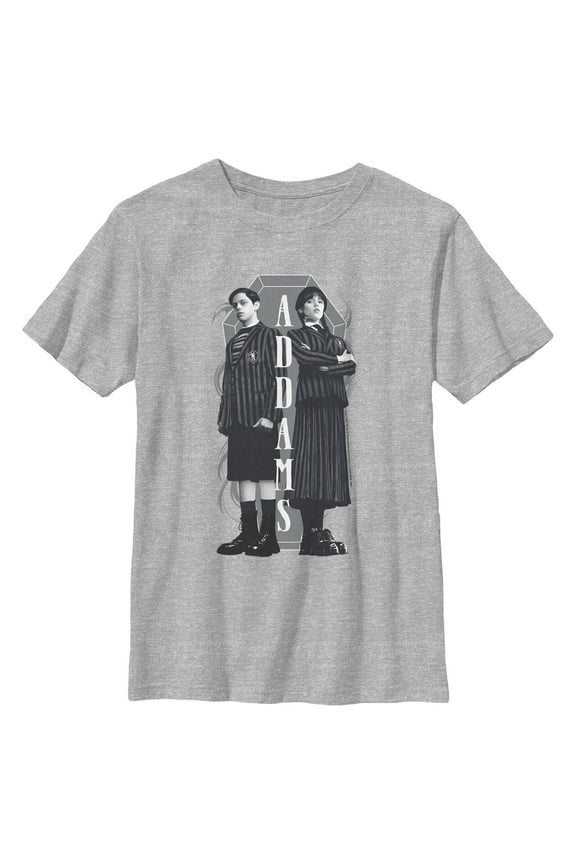 Boys Wednesday Addams Siblings T Shirt