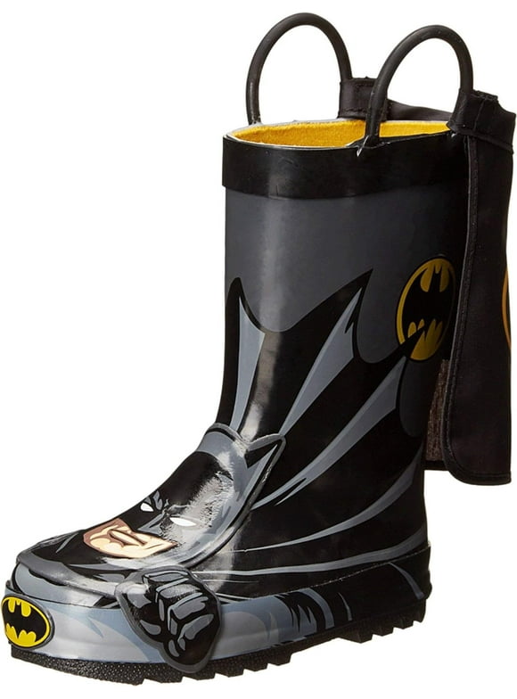 Boys' Western Chief Batman Everlasting Rain Boot Batman 12 M