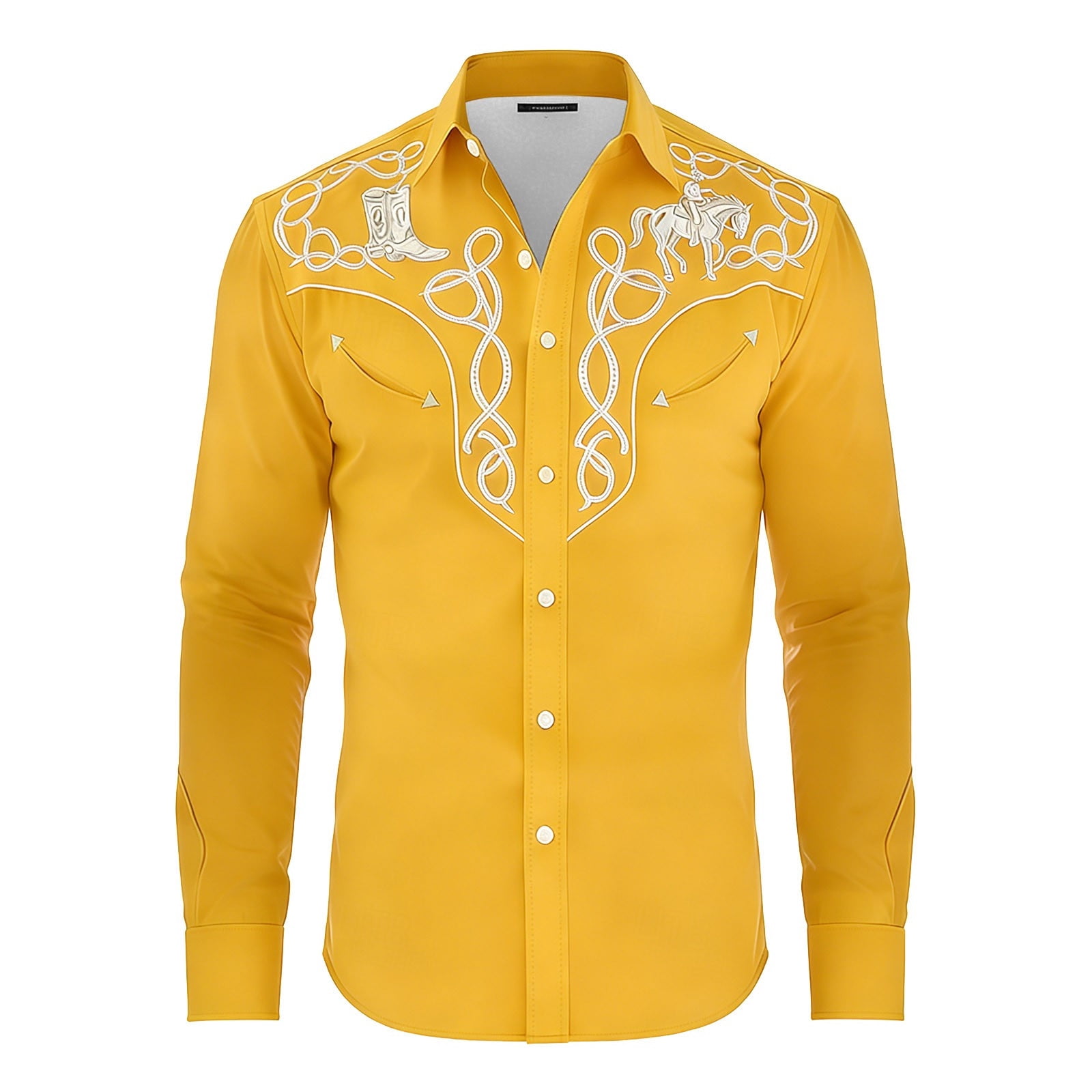 Boys Western Cowboy Print Shirt Long Sleeve Button Down Casual Top for ...