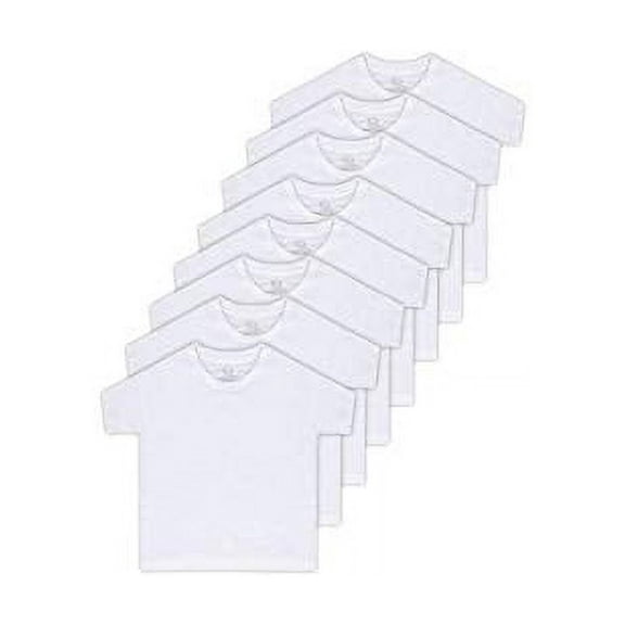 Boys' White T-Shirt Bonus Pack, 5+3 pack