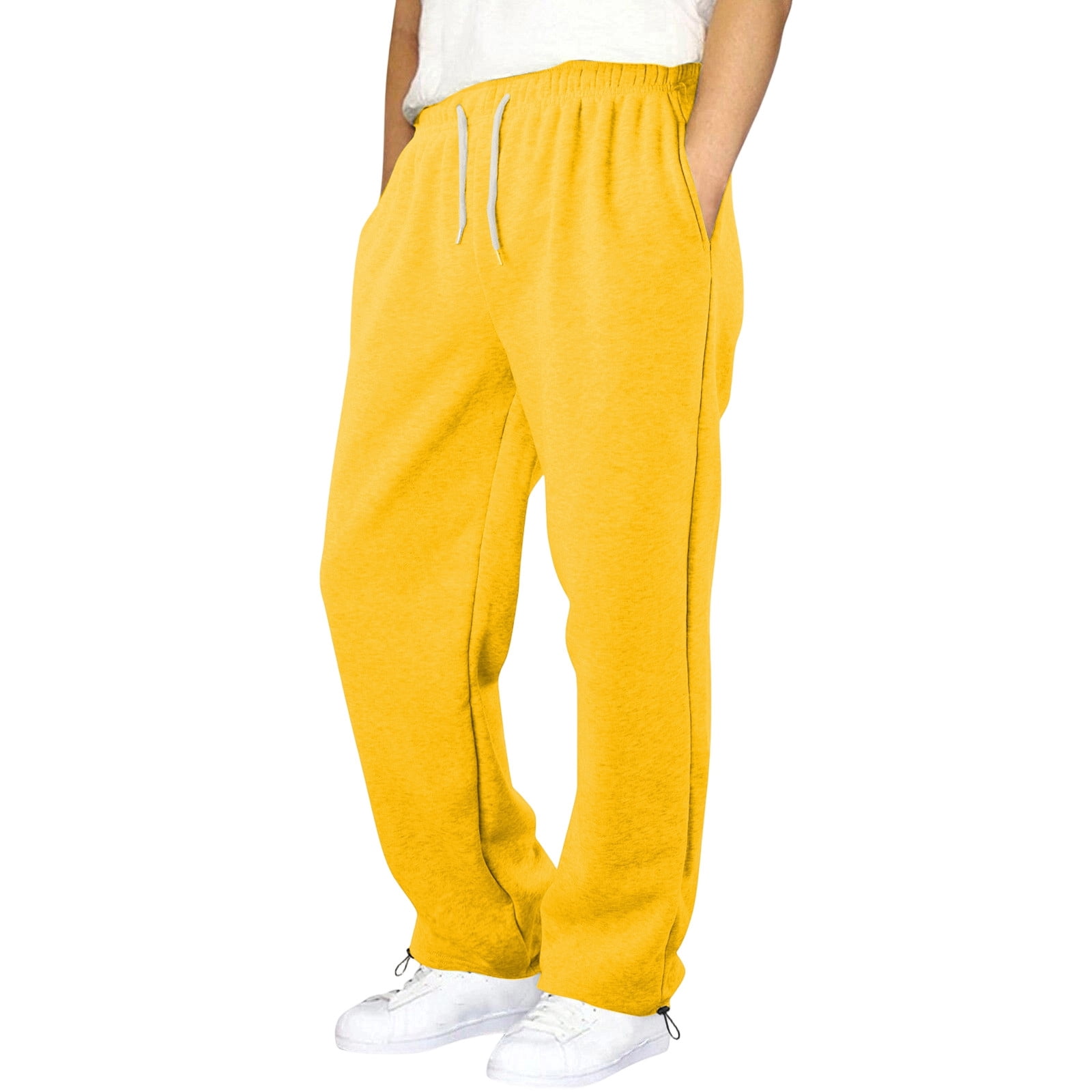 Sweatpants Spring Fit Boys Wide Leg Sweatpants for Everyday Casual Wear Adjustable Trouser ...