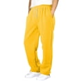 Sweatpants Spring Fit Boys Wide Leg Sweatpants for Everyday Casual Wear Adjustable Trouser ...