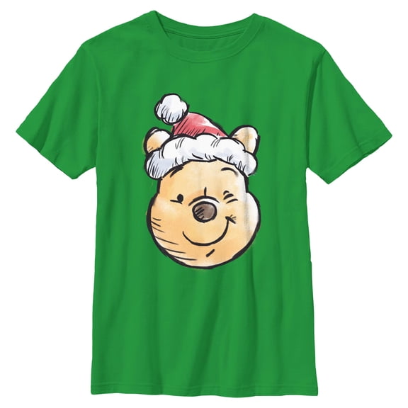 Boys Winnie the Pooh Adorable Wink Portrait T Shirt
