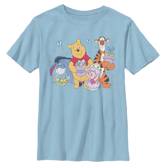 Boys Winnie the Pooh Easter Egg Hunt and Friend T Shirt