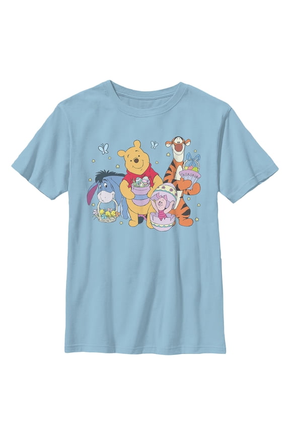 Boys Winnie the Pooh Easter Egg Hunt and Friend T Shirt