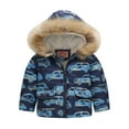 thumbnail image 1 of Boys' Winter Coat Kids Puffer Winter Jacket Thick Fleece Lined Warm Hooded Outerwear Coats for Boys Girls (4-15) Baby Jackets Boys 12-18 Months, 1 of 4